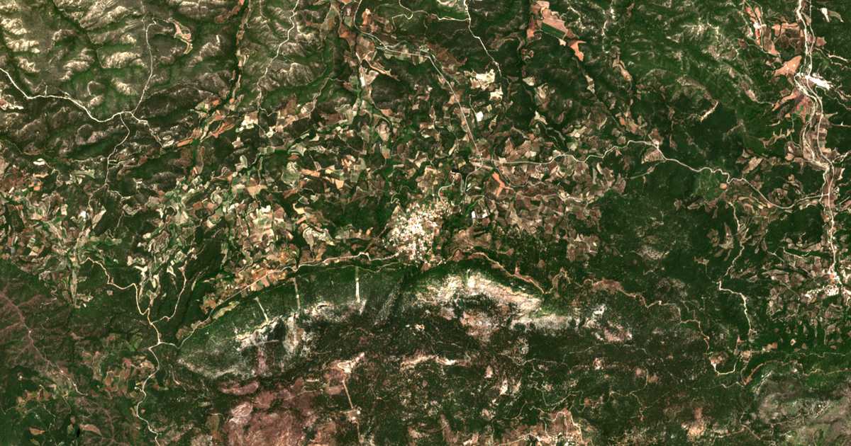 Carte satellite de Sálakos