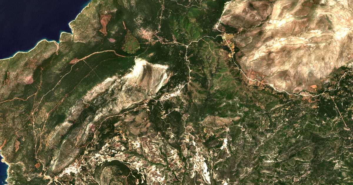Carte satellite de Siána