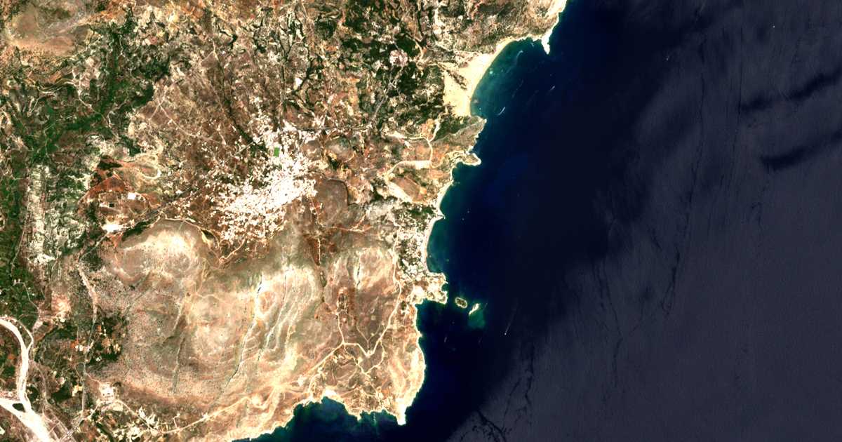 Carte satellite de Stegná