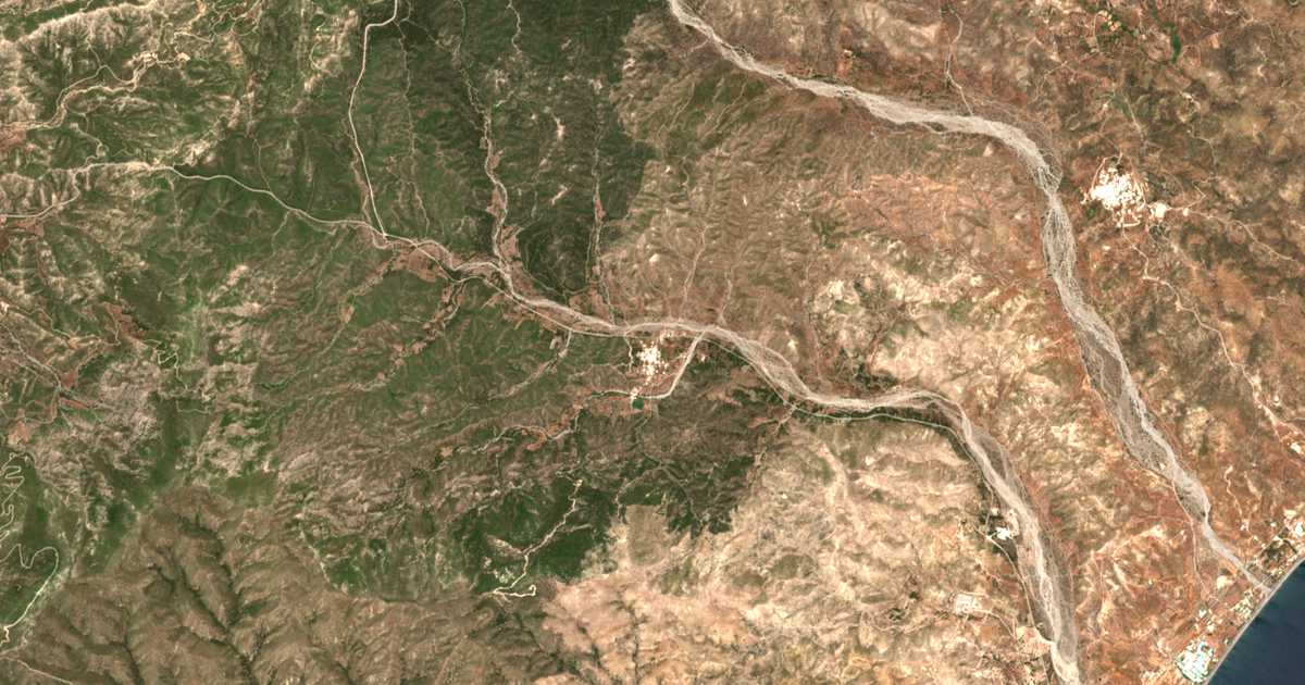 Carte satellite de Váti