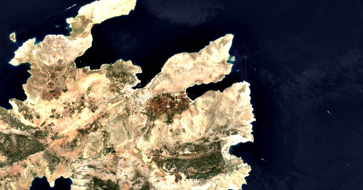 Carte satellite de Pédion