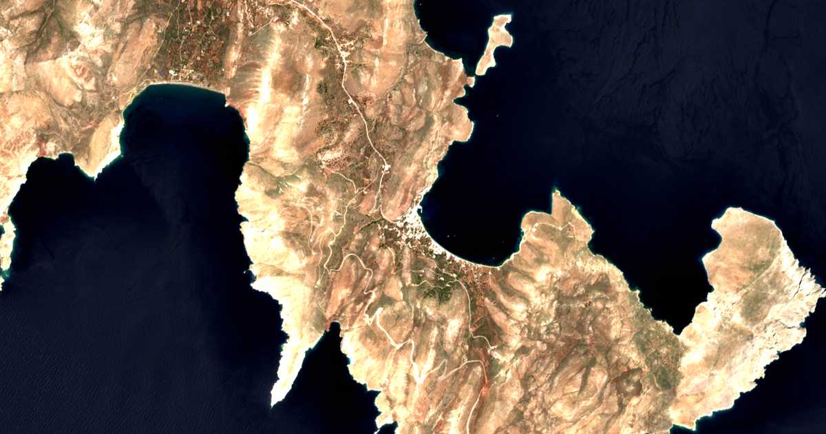 Carte satellite de Livádia