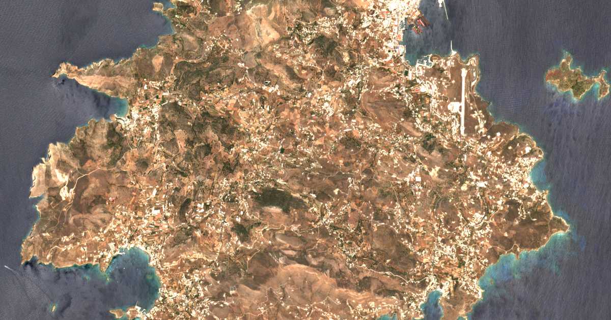 Carte satellite de Agrós