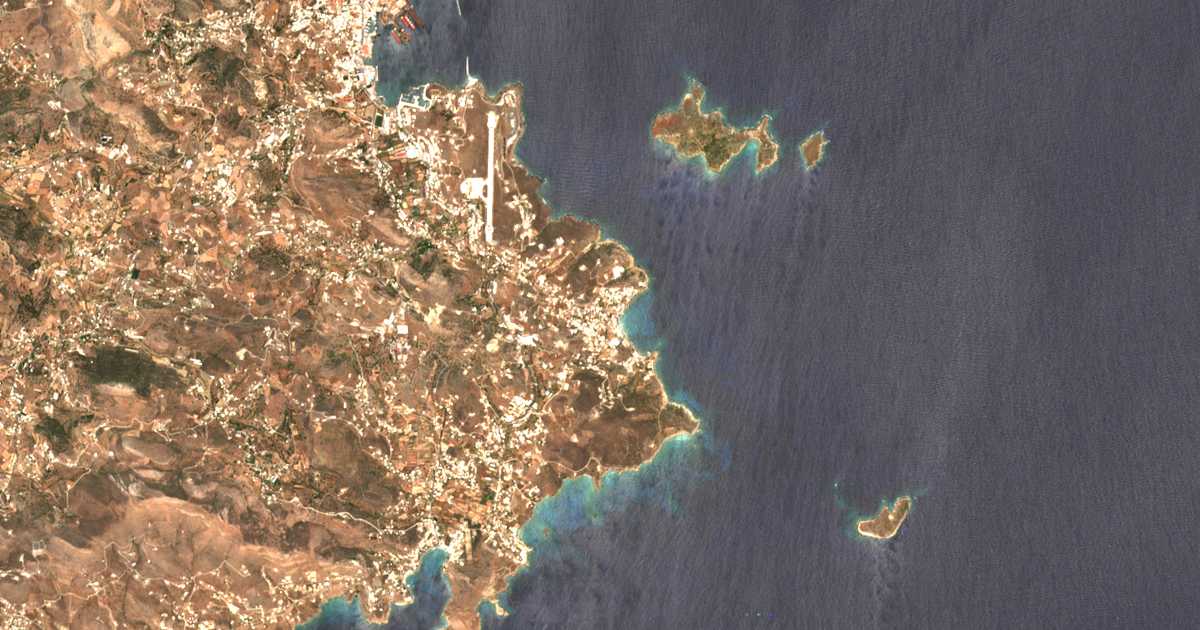 Carte satellite de Azólimnos