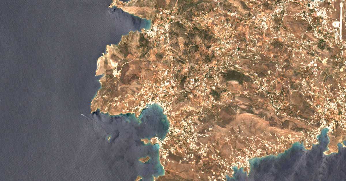 Carte satellite de Fínikas