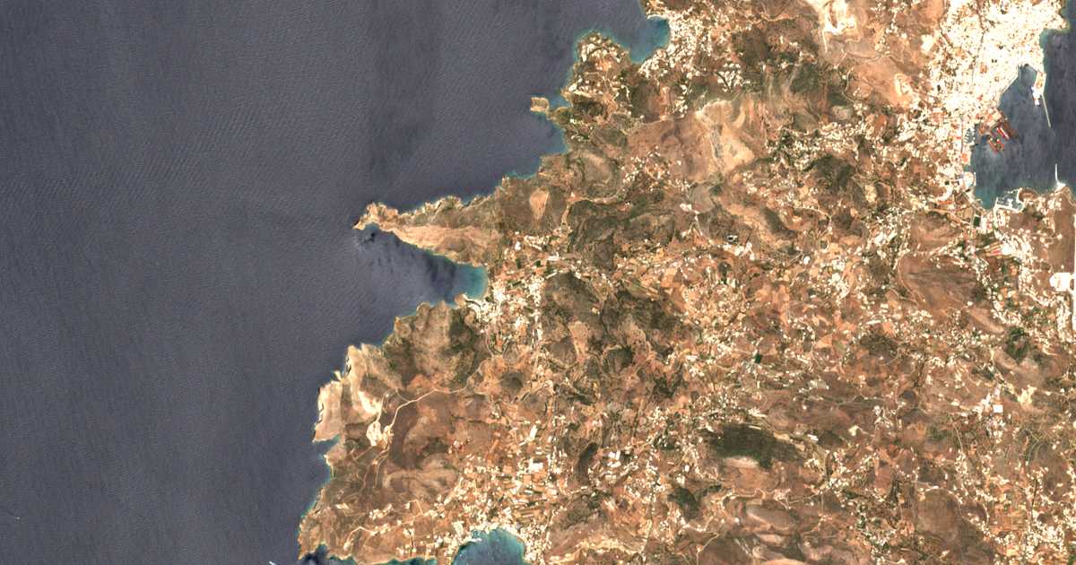 Carte satellite de Galissás