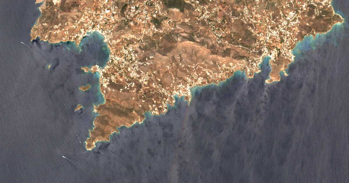 Carte satellite de Mégas Gialós