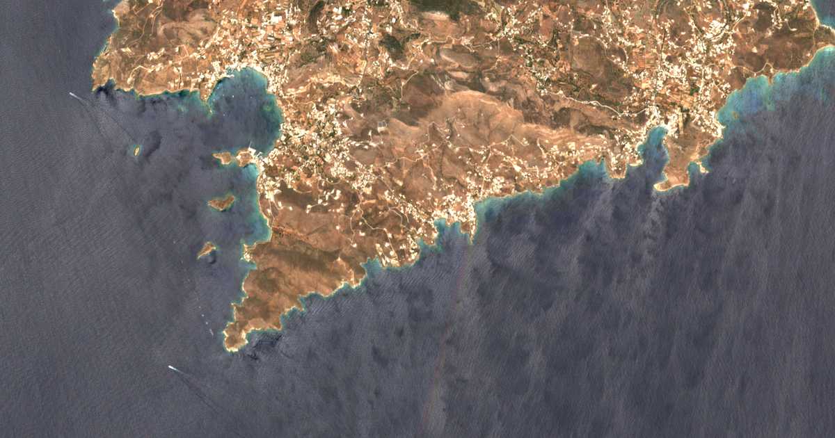 Carte satellite de Mégas Gialós