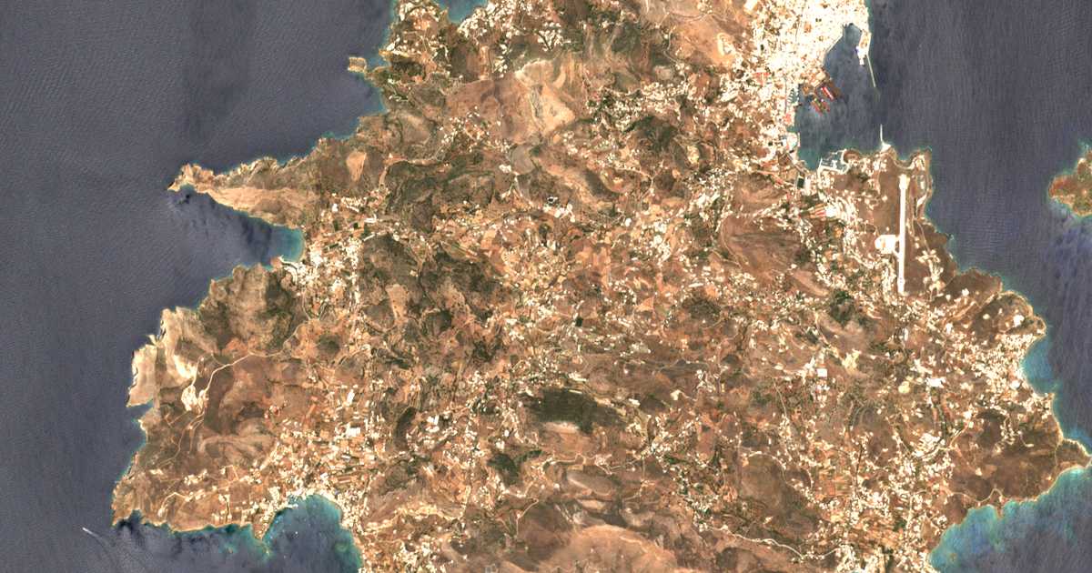 Carte satellite de Págos