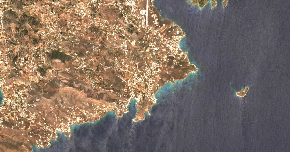 Carte satellite de Vári