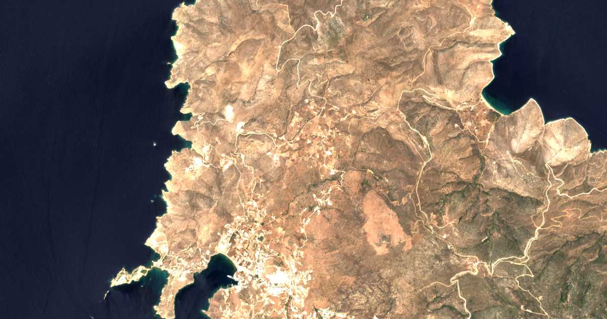 Carte satellite de Epáno Kámpos