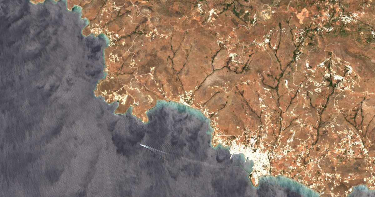 Carte satellite de Kiónia
