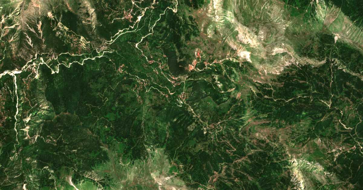 Carte satellite de Cháris