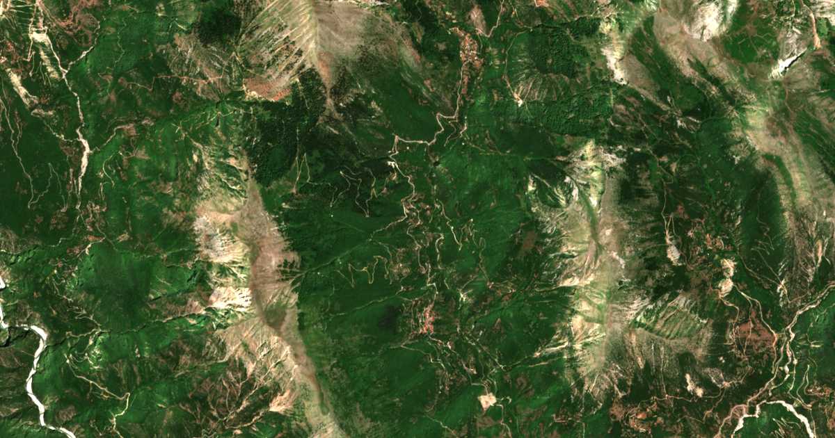 Carte satellite de Lagkádion