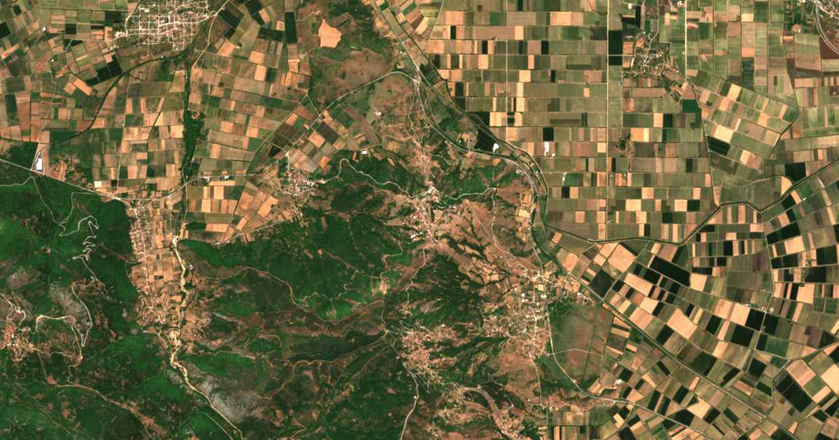 Carte satellite de Fanári