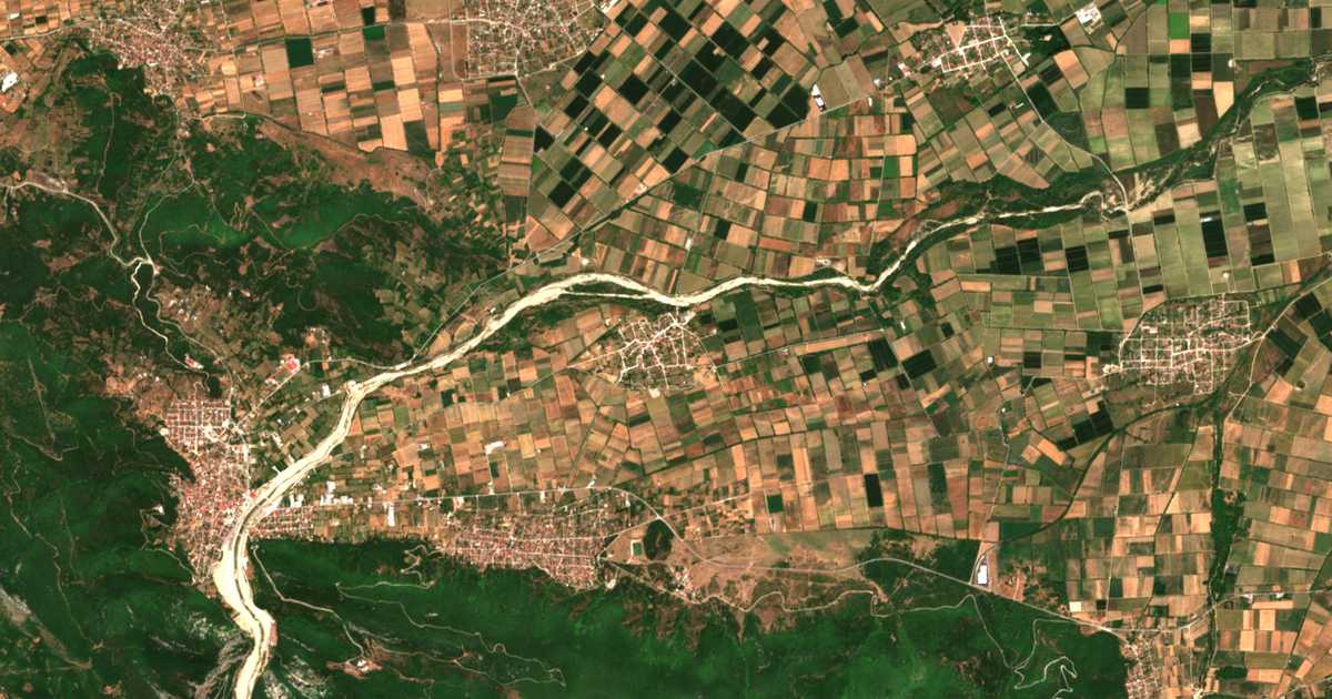 Carte satellite de Gelánthi