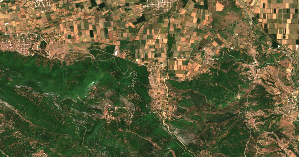 Carte satellite de Kappás