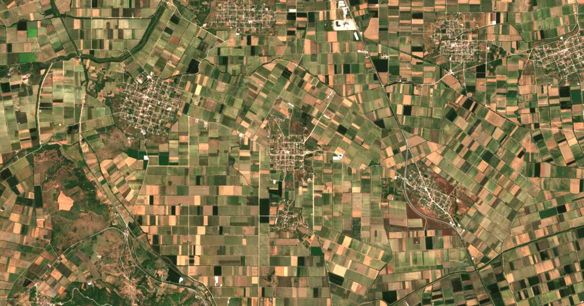 Carte satellite de Kranéa