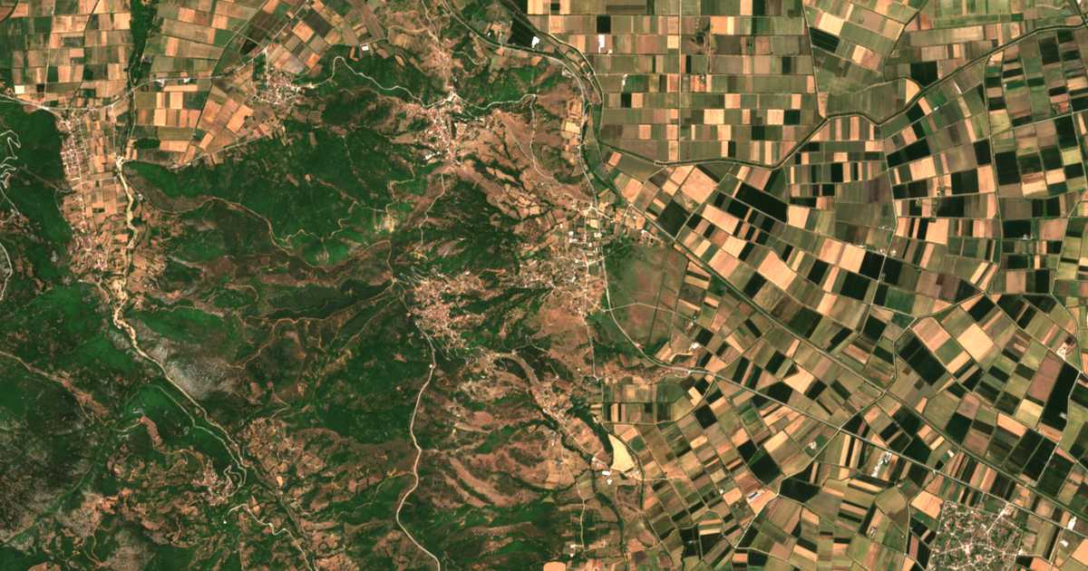 Carte satellite de Loxáda
