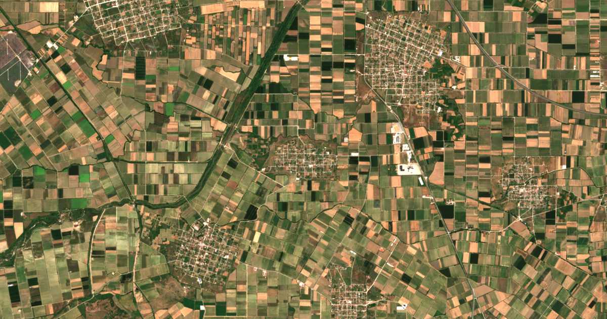 Carte satellite de Palaiochórion