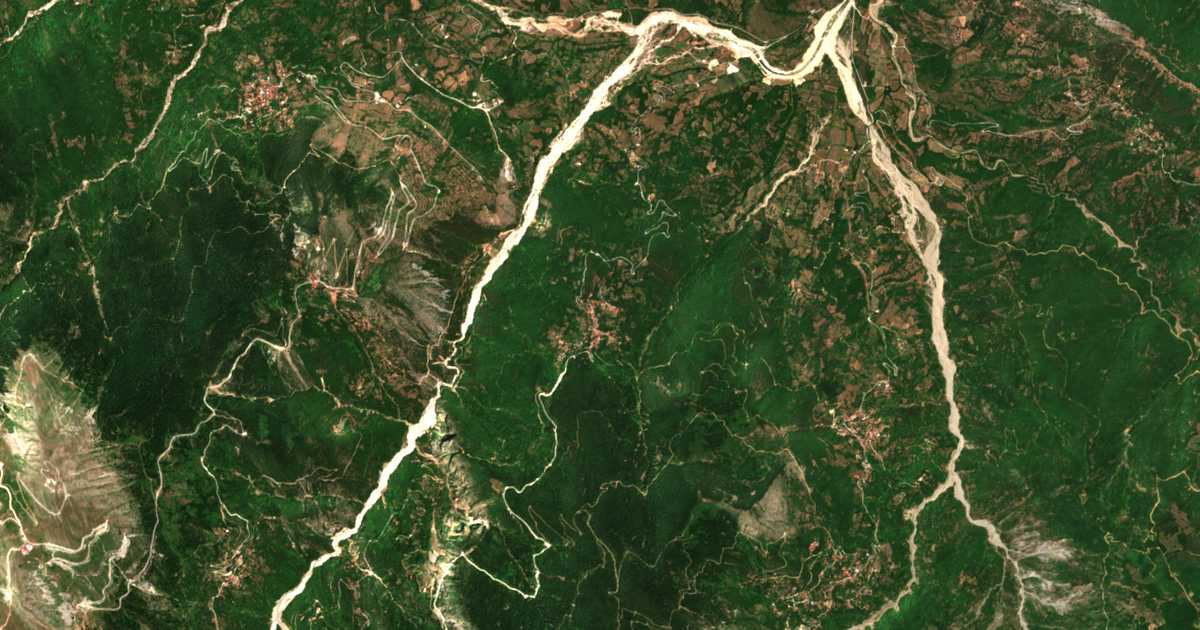 Carte satellite de Pefkófyton