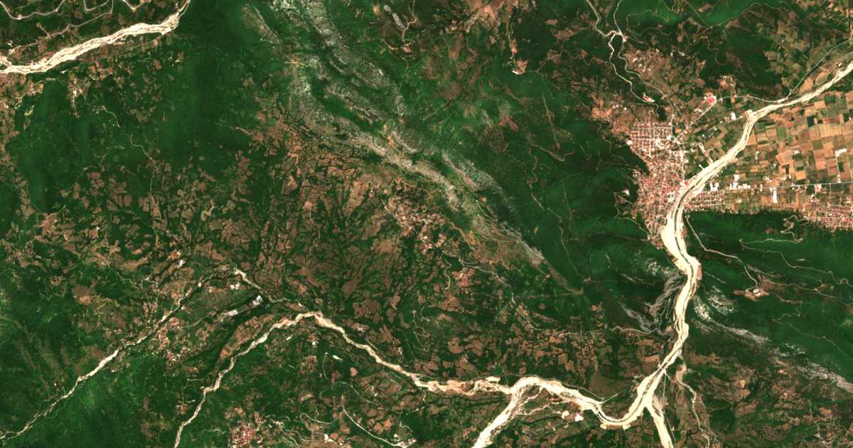 Carte satellite de Portí