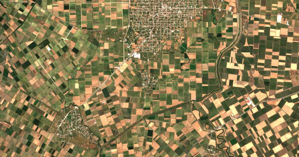 Carte satellite de Kalyvákia