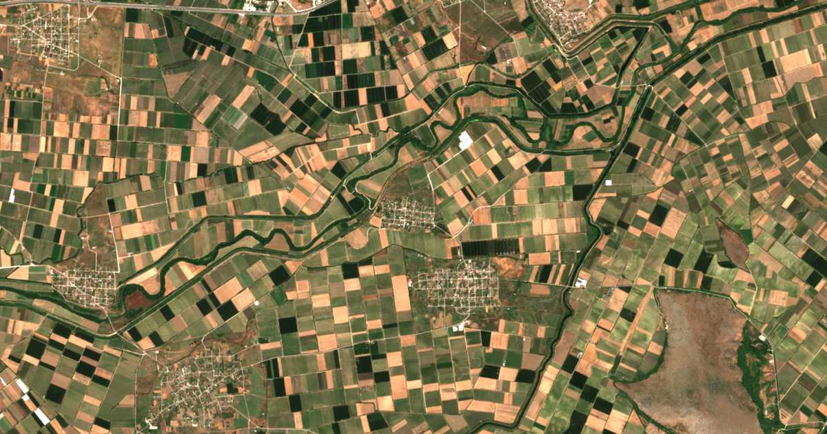 Carte satellite de Kórda