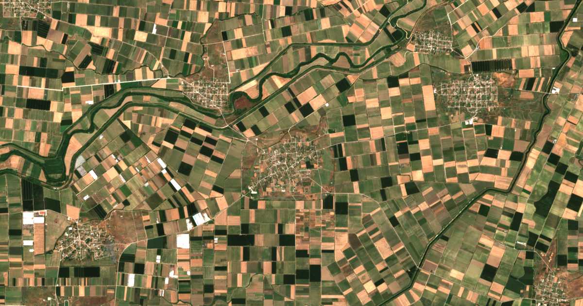Carte satellite de Pedinó