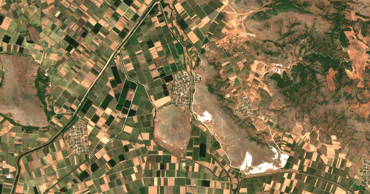 Carte satellite de Vlochós