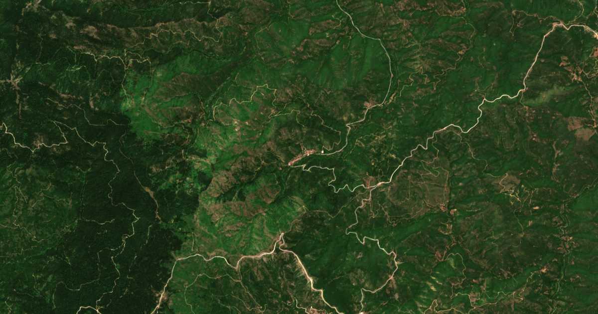 Carte satellite de Aidonochórion