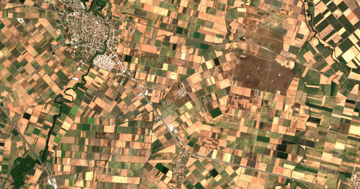 Carte satellite de Néa Zoí