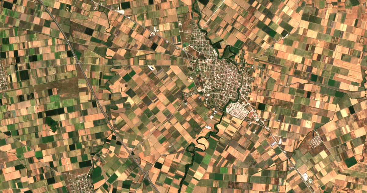 Carte satellite de Tavropós