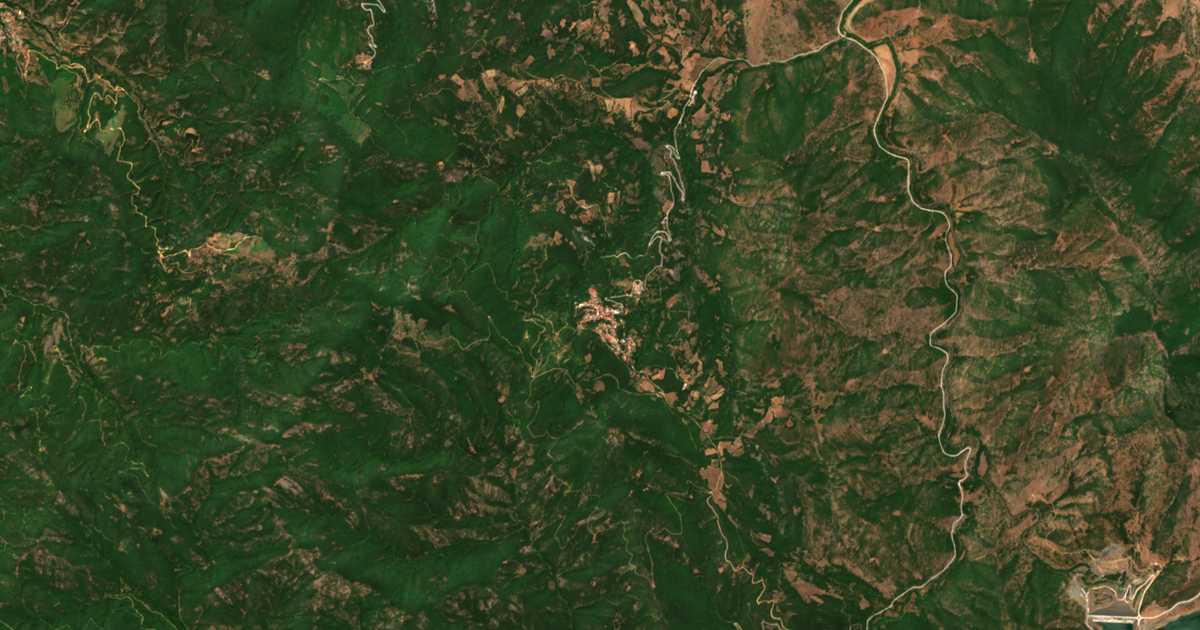Carte satellite de Thrapsímion