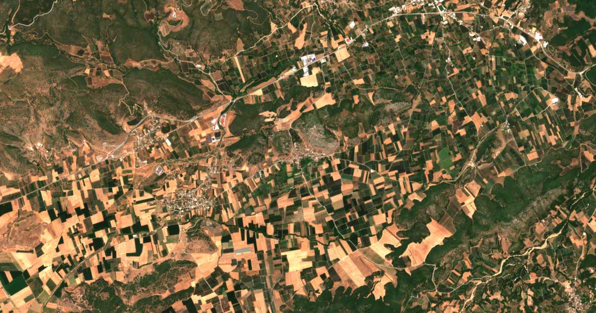 Carte satellite de Aetólofos