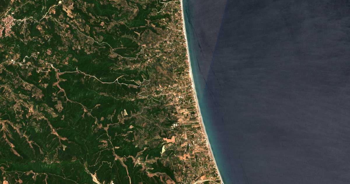 Carte satellite de Káto Sotirítsa