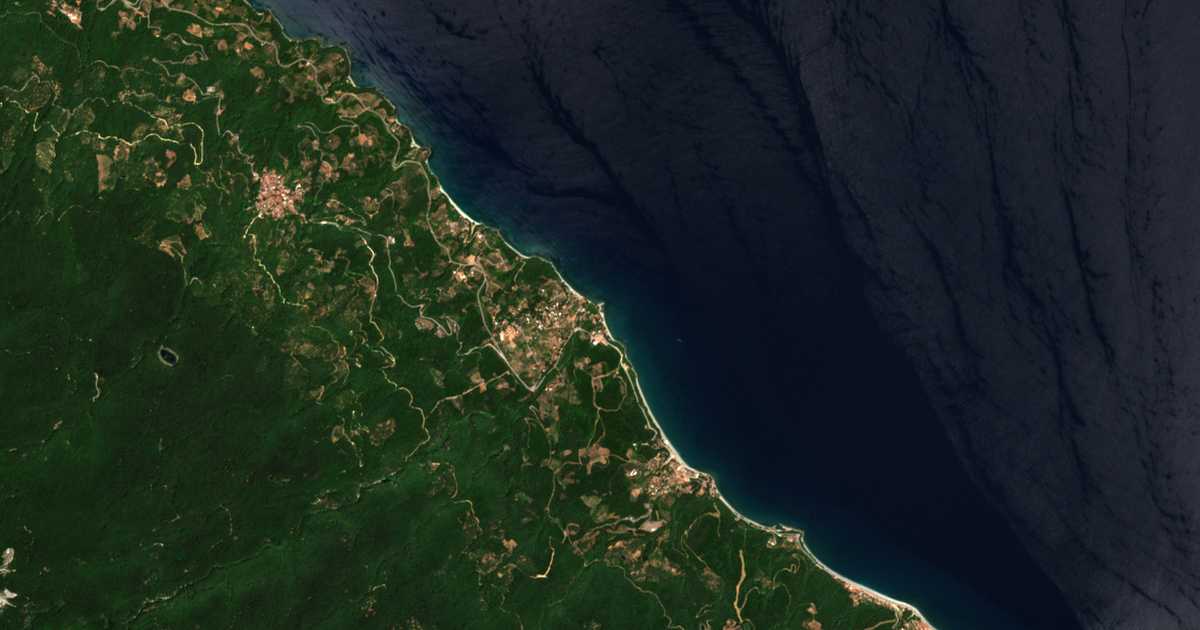 Carte satellite de Kokkino Nero