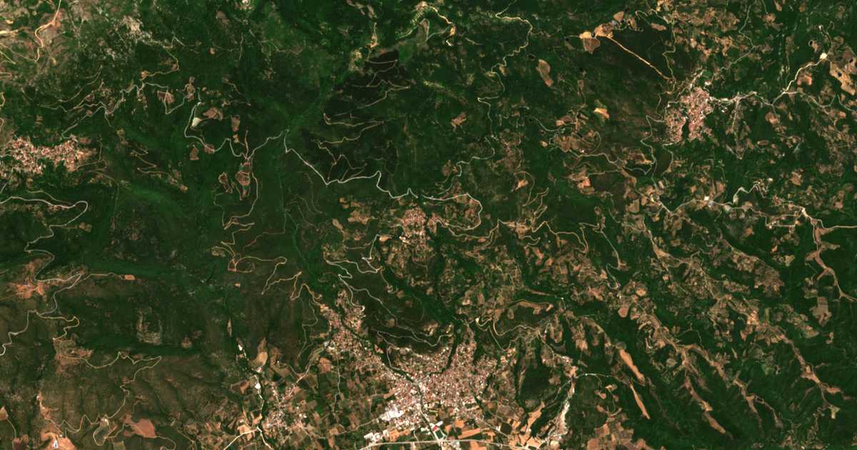 Carte satellite de Megalóvryson