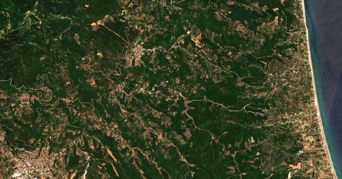 Carte satellite de Sotirítsa