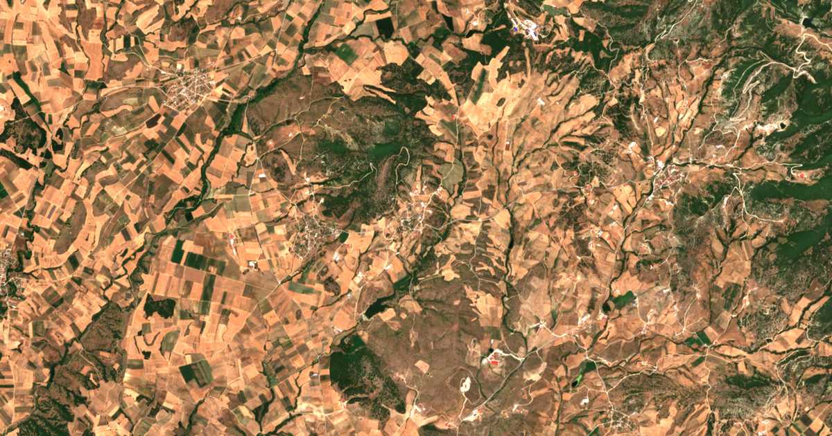 Carte satellite de Aspróchoma