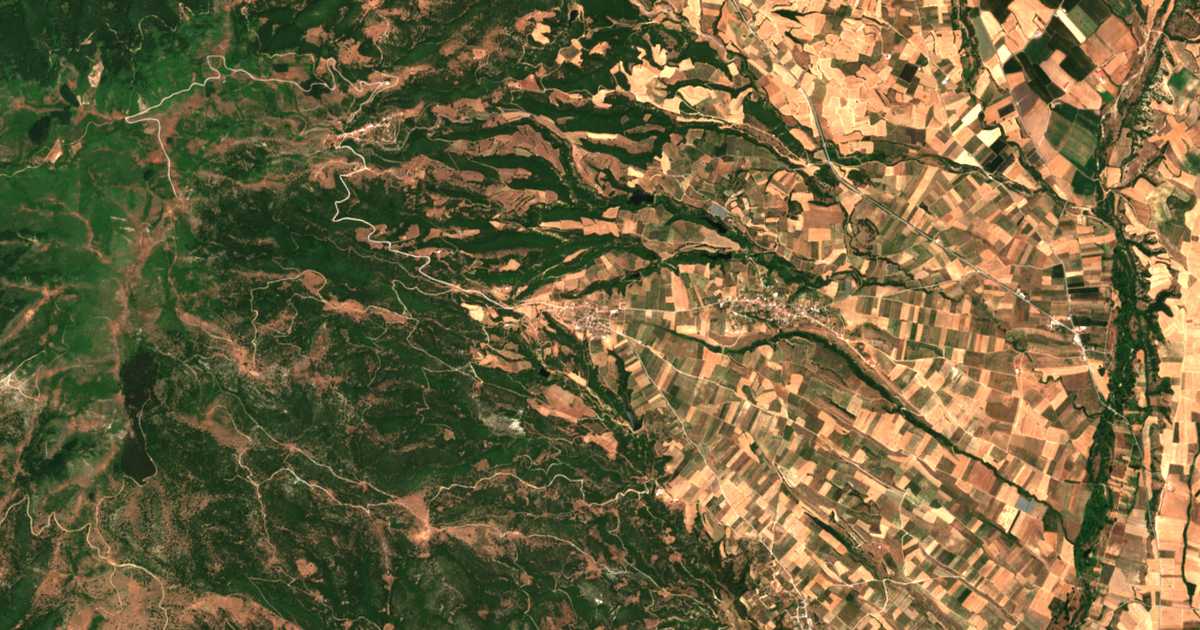 Carte satellite de Farmáki