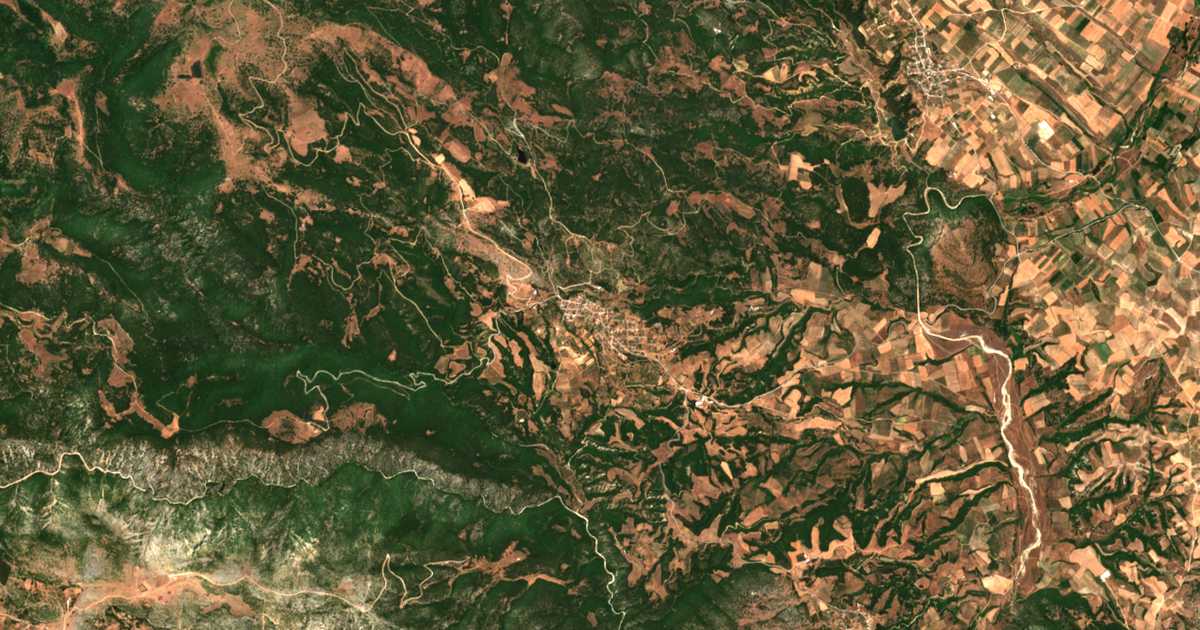 Carte satellite de Giannotá