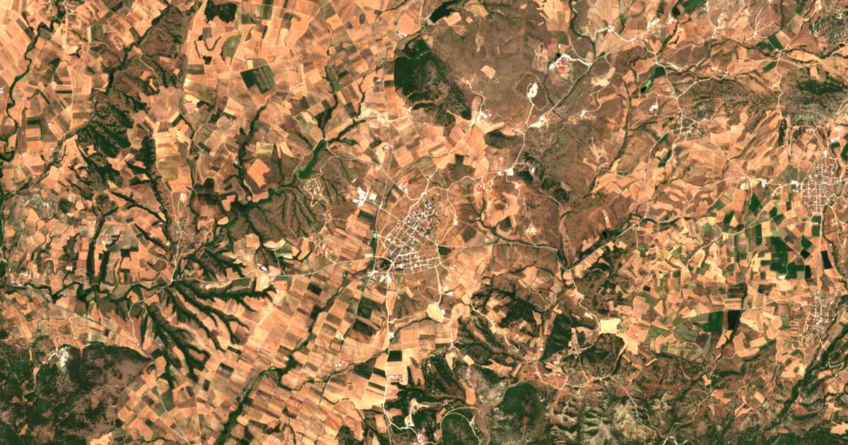 Carte satellite de Kallithéa