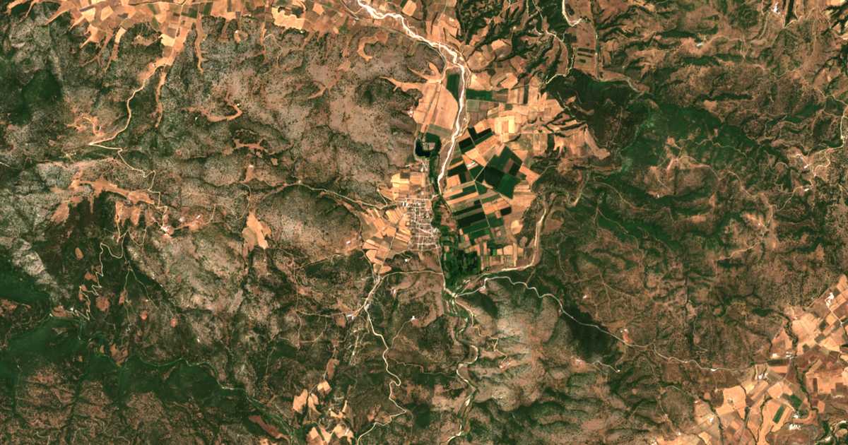 Carte satellite de Kefalóvryson
