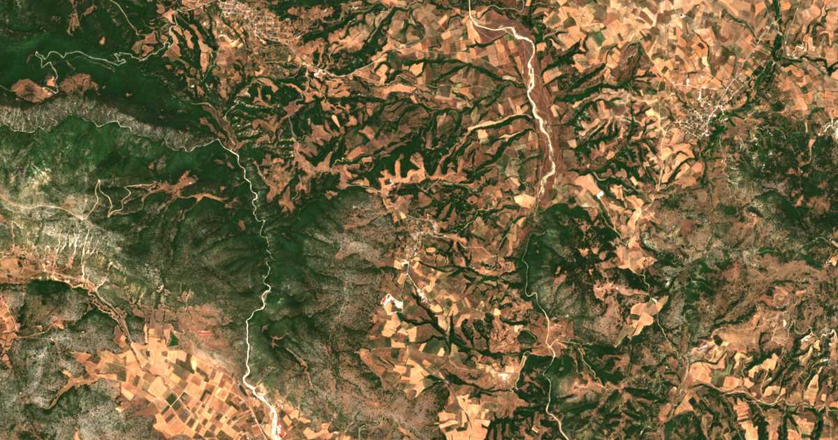 Carte satellite de Kleisoúra