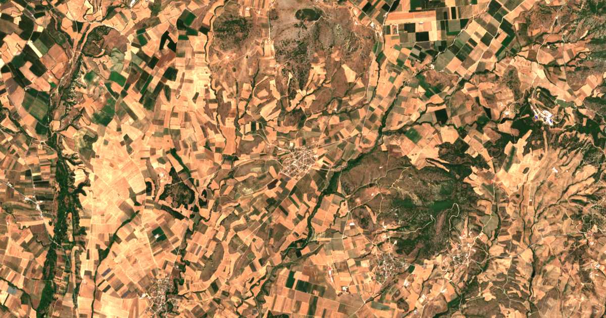 Carte satellite de Kokkinógio