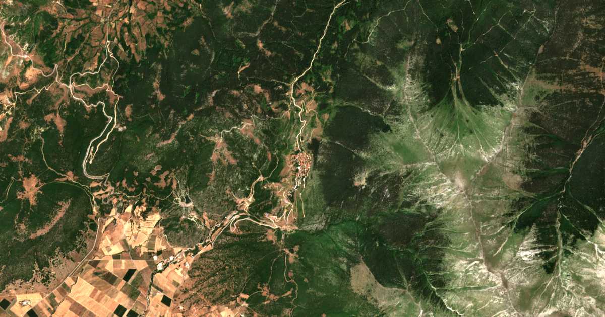 Carte satellite de Kokkinopilós