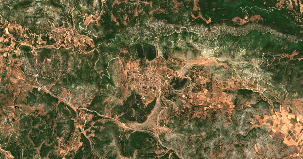 Carte satellite de Kranéa Elassónos