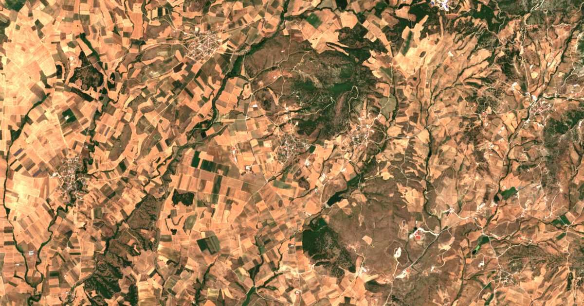 Carte satellite de Lófos