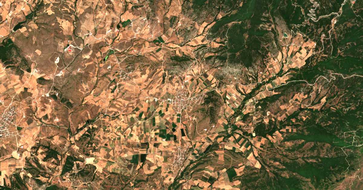 Carte satellite de Olympiás